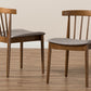 Baxton Studio Wyatt Mid-Century Modern Walnut Wood Dining Chair (Set of 2) | Dining Chairs | Modishstore - 3