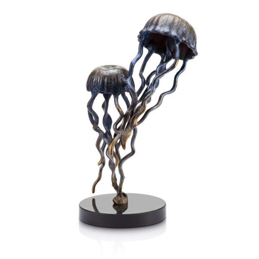 Jellyfish Pair on Base By SPI Home | Home Accents | Modishstore