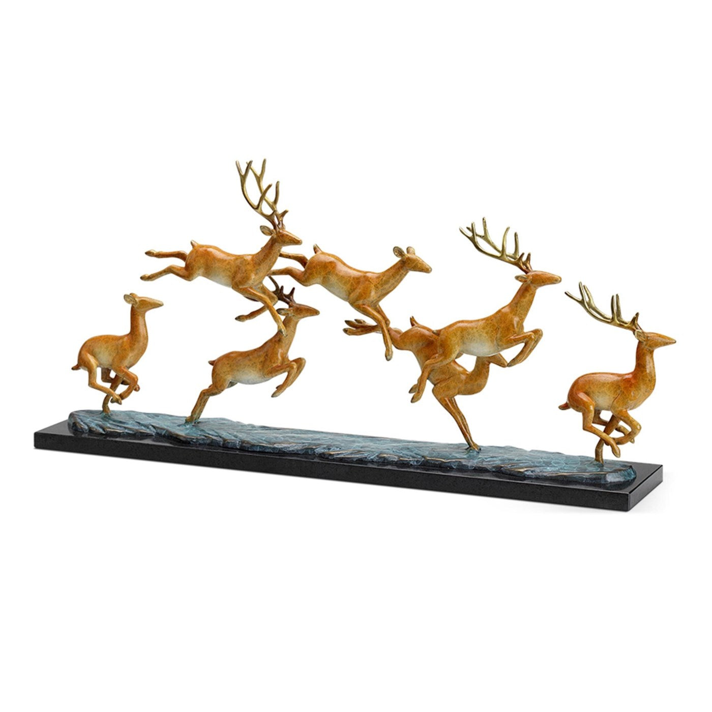 Leaping Deer Herd By SPI Home | Sculptures | Modishstore-2