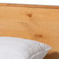 Baxton Studio Marana Modern and Rustic Natural Oak and Pine Finished Wood Full Size Platform Bed | Beds | Modishstore - 7