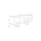 Celine 70.86 Buffet Stand with Push to Open Doors and Steel Legs in Off White and Nude Mosaic Wood By Manhattan Comfort | Sideboards | Modishstore - 3