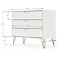 Rockefeller Dresser in White By Manhattan Comfort | Dressers | Modishstore - 3