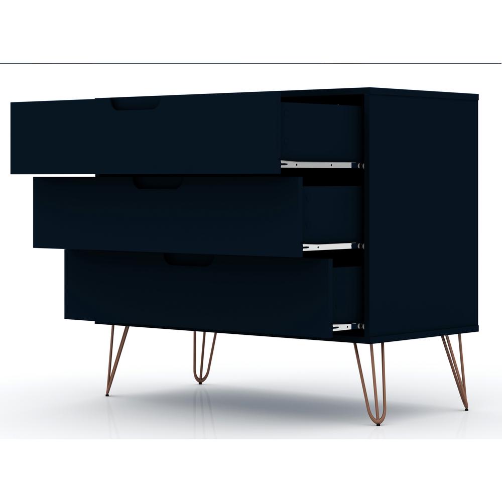 Rockefeller Dresser in White By Manhattan Comfort | Dressers | Modishstore - 25