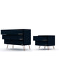 Rockefeller Dresser and Nightstand Set in White By Manhattan Comfort | Nightstands | Modishstore - 24