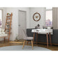 Hampton 35.43 Home Office Desk in White By Manhattan Comfort | Desks | Modishstore - 4
