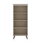 Hampton 4-Tier Bookcase in White By Manhattan Comfort | Bookcases | Modishstore - 6