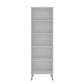 Rockefeller Bookcase 2.0 in White By Manhattan Comfort | Bookcases | Modishstore - 2