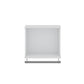 Rockefeller 2-Piece Open Hanging Closet System- White By Manhattan Comfort | Wall Shelf | Modishstore - 5