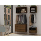 Rockefeller 4-Piece Full Open Closet Wardrobe in White By Manhattan Comfort | Armoires & Wardrobes | Modishstore - 17