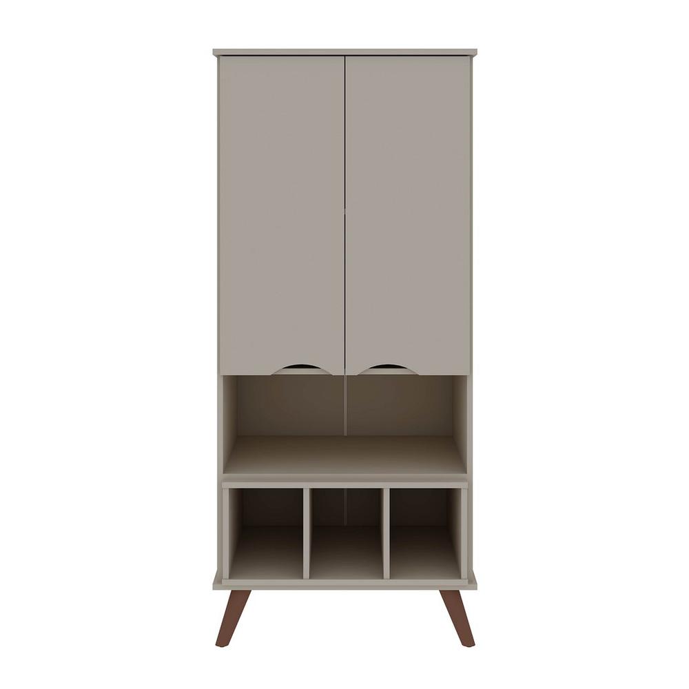 Hampton 26.77" Display Cabinet in White By Manhattan Comfort | Cabinets | Modishstore - 6