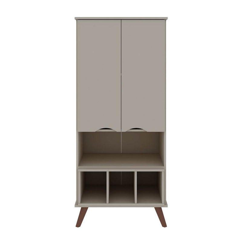 Hampton 26.77" Display Cabinet in White By Manhattan Comfort | Cabinets | Modishstore - 6