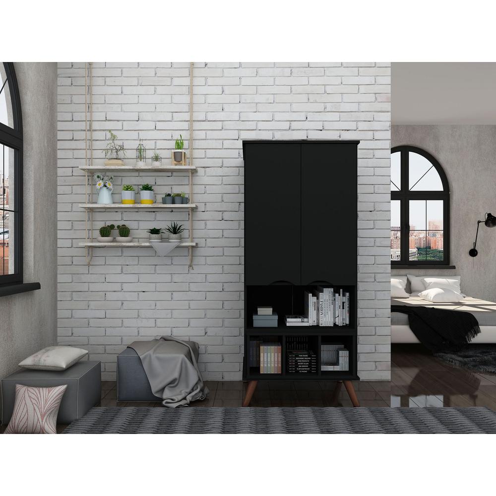 Hampton 26.77" Display Cabinet in White By Manhattan Comfort | Cabinets | Modishstore - 12