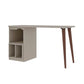 Hampton 53.54 Home Office Desk in White By Manhattan Comfort | Desks | Modishstore - 10