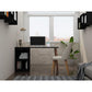 Hampton 53.54 Home Office Desk in White By Manhattan Comfort | Desks | Modishstore - 12