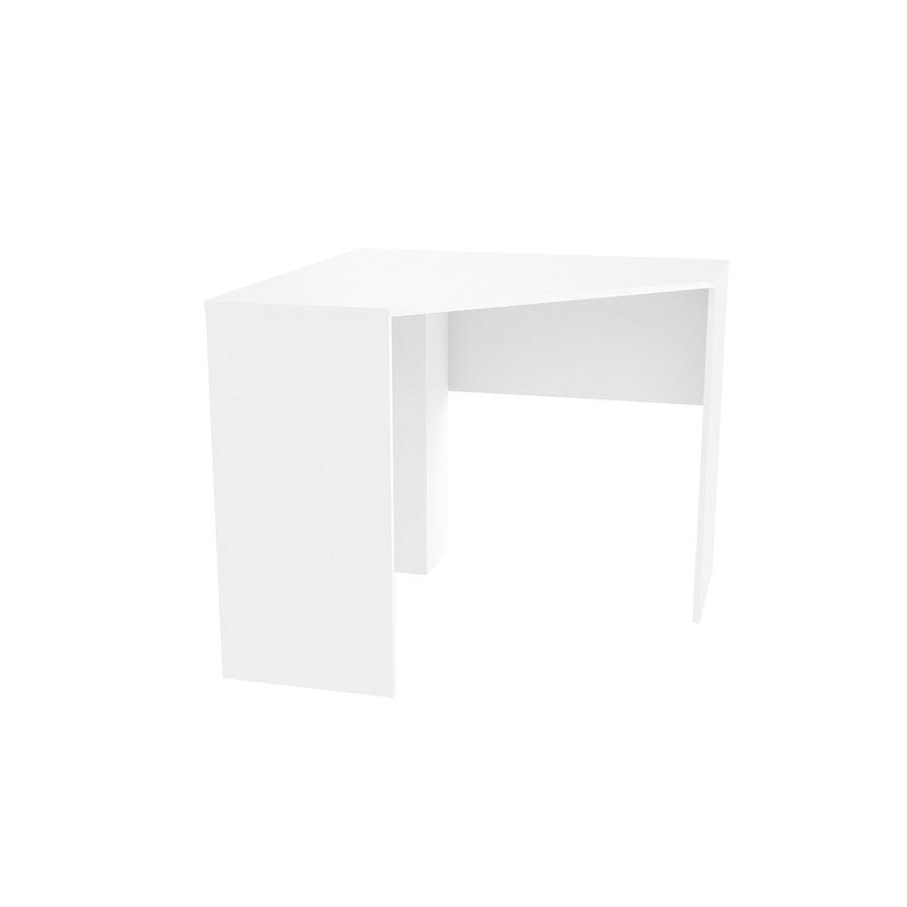 Cornelia Corner Desk in White By Manhattan Comfort | Desks | Modishstore - 2