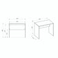 Cornelia 35.54 Desk in White By Manhattan Comfort | Desks | Modishstore - 3
