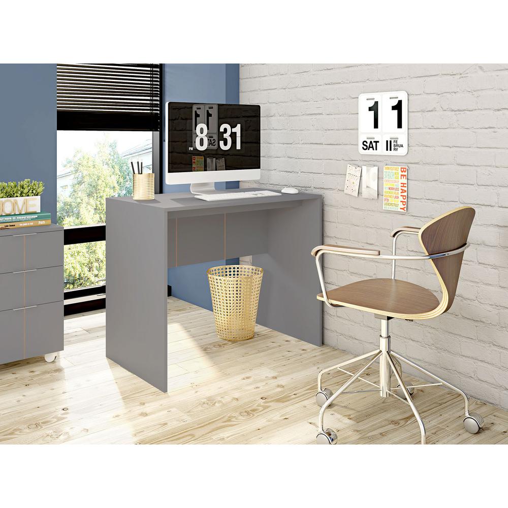 Cornelia 35.54 Desk in White By Manhattan Comfort | Desks | Modishstore - 7