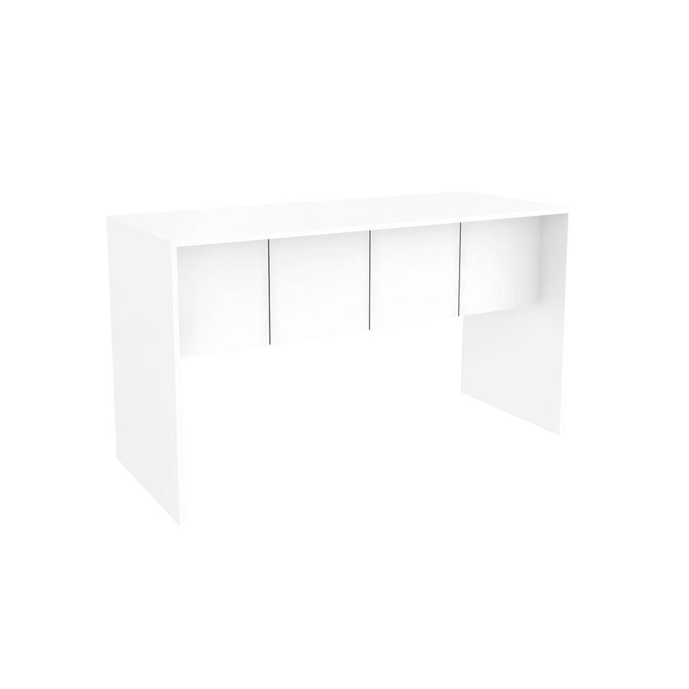 Cornelia 53.10 Desk in White By Manhattan Comfort | Desks | Modishstore - 2