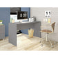 Cornelia 53.10 Desk in White By Manhattan Comfort | Desks | Modishstore - 7