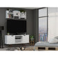 Hampton 53.54" TV Stand in White By Manhattan Comfort | TV Stands | Modishstore