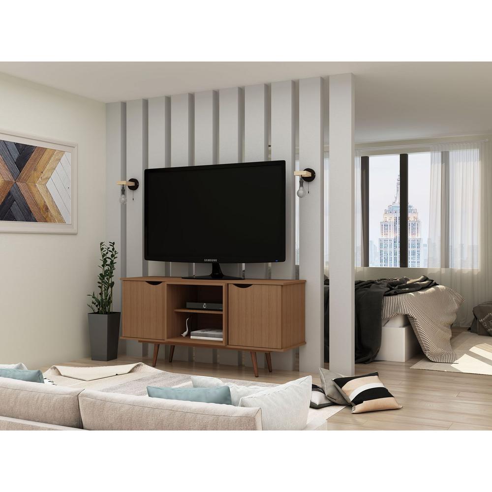 Hampton 53.54" TV Stand in White By Manhattan Comfort | TV Stands | Modishstore - 20