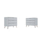 Rockefeller Dresser - Set of 2 in White By Manhattan Comfort | Dressers | Modishstore - 2