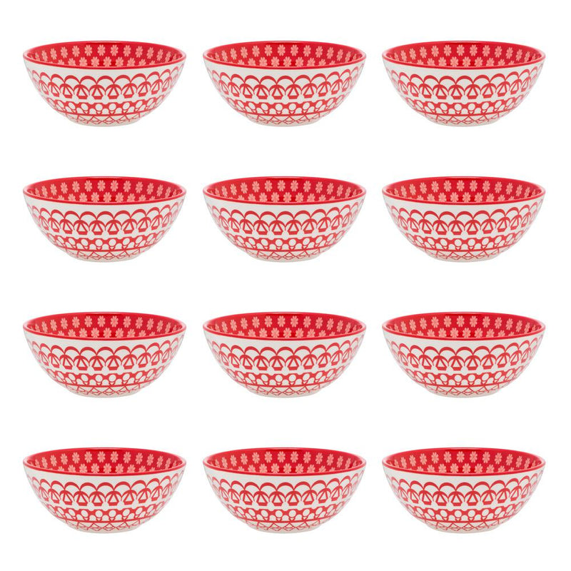Daily Full Bowl 12 Large Dinner 20.29 oz. Soup Bowls  in Red and Blue By Manhattan Comfort | Dinnerware | Modishstore - 6