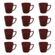 Daily Mendi 12 Mugs (12.17 oz.) in Maroon Red By Manhattan Comfort | Dinnerware | Modishstore