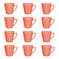 Daily Mendi 12 Mugs (12.17 oz.) in Maroon Red By Manhattan Comfort | Dinnerware | Modishstore - 4