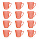 Daily Mendi 12 Mugs (12.17 oz.) in Maroon Red By Manhattan Comfort | Dinnerware | Modishstore - 4