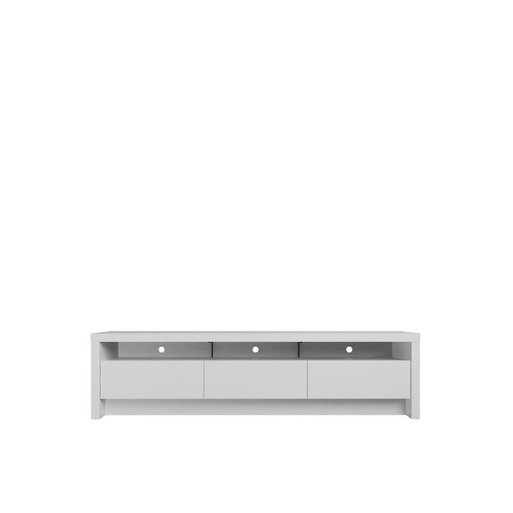 Sylvan 70.86" TV Stand with 3-Drawers in Off White and Cinnamon By Manhattan Comfort | TV Stands | Modishstore - 11