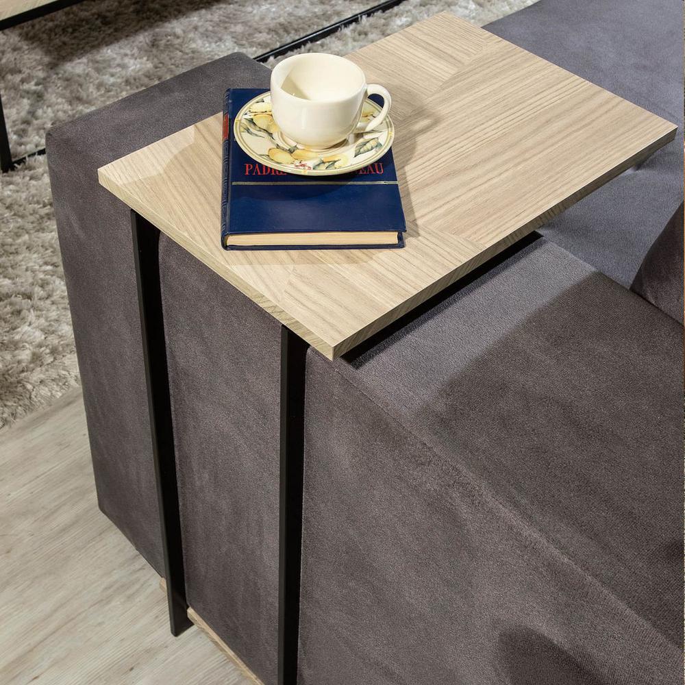 2-Piece Celine Coffee and End Table in Black Marble By Manhattan Comfort | Coffee Tables | Modishstore - 10