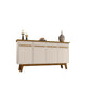 Yonkers 62.99" Sideboard in Off White and Cinnamon By Manhattan Comfort | Sideboards | Modishstore - 5