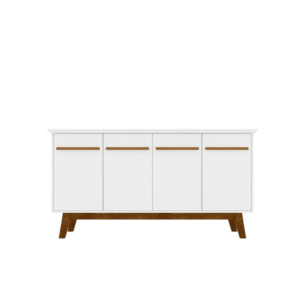 Yonkers 62.99" Sideboard in Off White and Cinnamon By Manhattan Comfort | Sideboards | Modishstore - 16