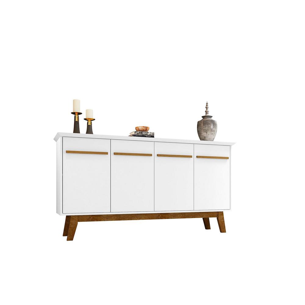 Yonkers 62.99" Sideboard in Off White and Cinnamon By Manhattan Comfort | Sideboards | Modishstore - 20