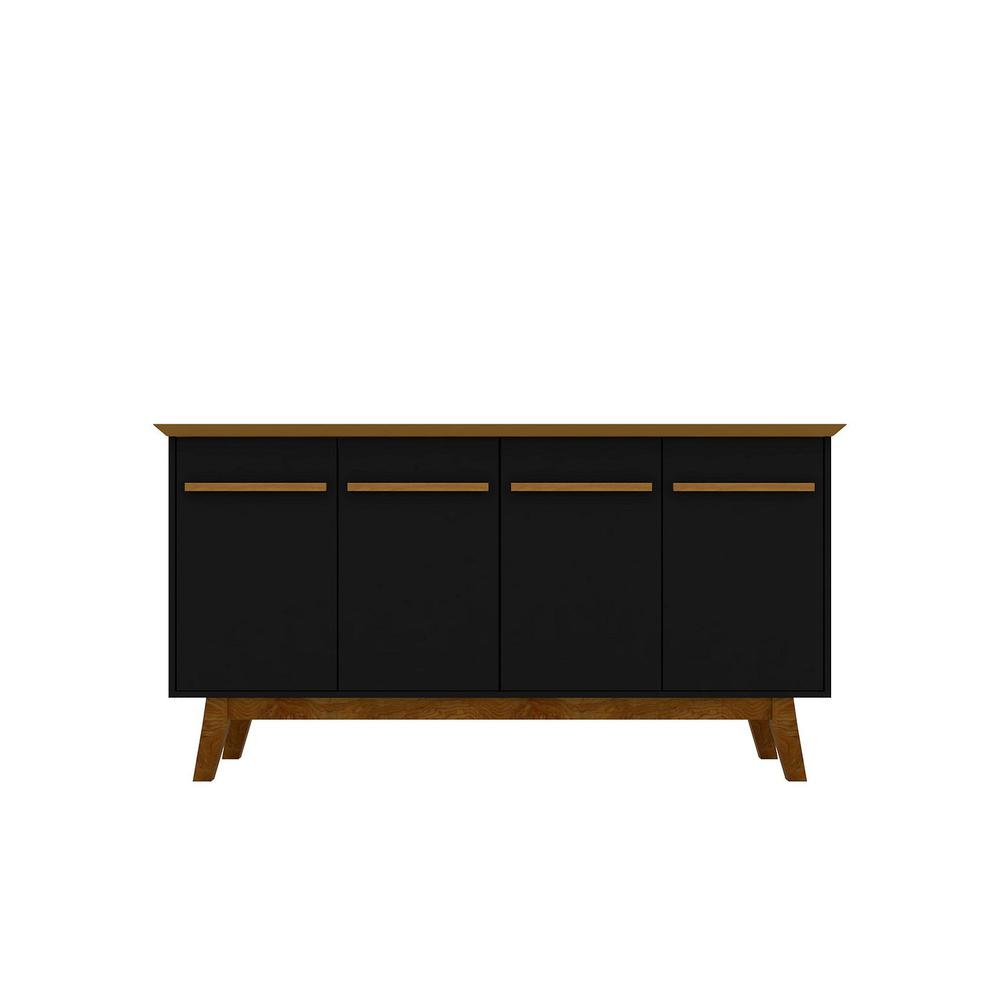 Yonkers 62.99" Sideboard in Off White and Cinnamon By Manhattan Comfort | Sideboards | Modishstore - 6