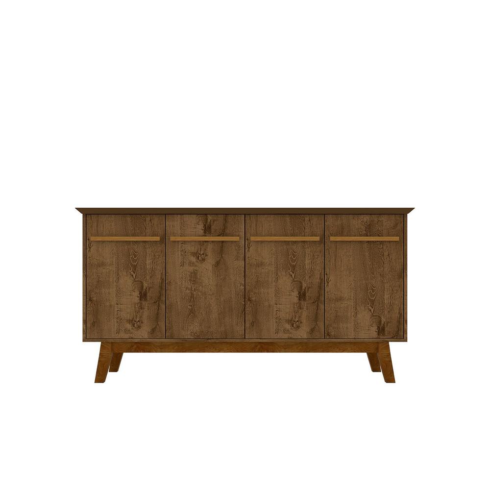 Yonkers 62.99" Sideboard in Off White and Cinnamon By Manhattan Comfort | Sideboards | Modishstore - 11