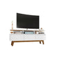 Yonkers 62.99" TV Stand in Off White and Cinnamon By Manhattan Comfort | TV Stands | Modishstore - 16