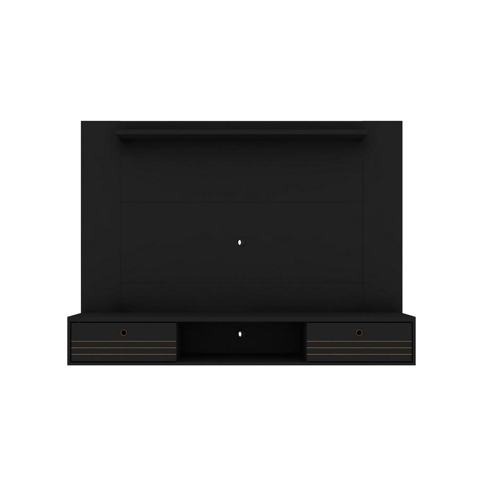 Liberty 70.86" Floating Entertainment Center in Black By Manhattan Comfort | TV Stands | Modishstore - 2