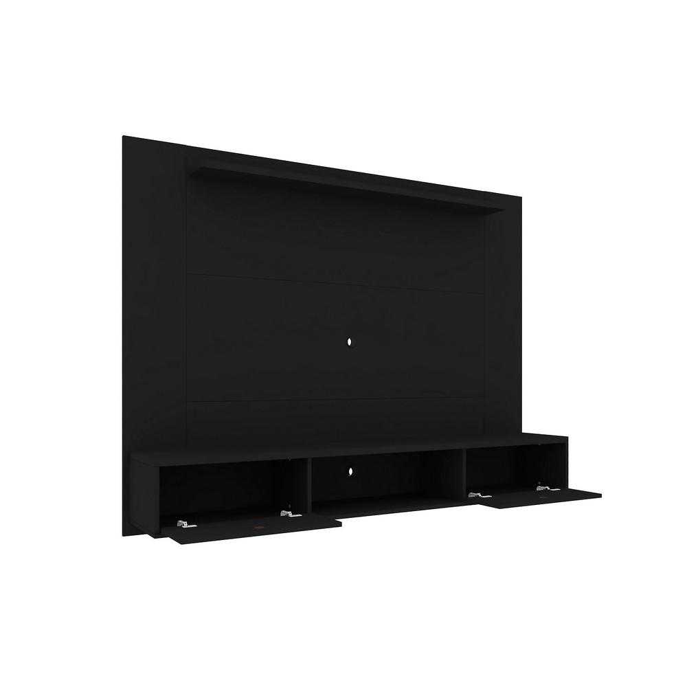 Liberty 70.86" Floating Entertainment Center in Black By Manhattan Comfort | TV Stands | Modishstore - 4