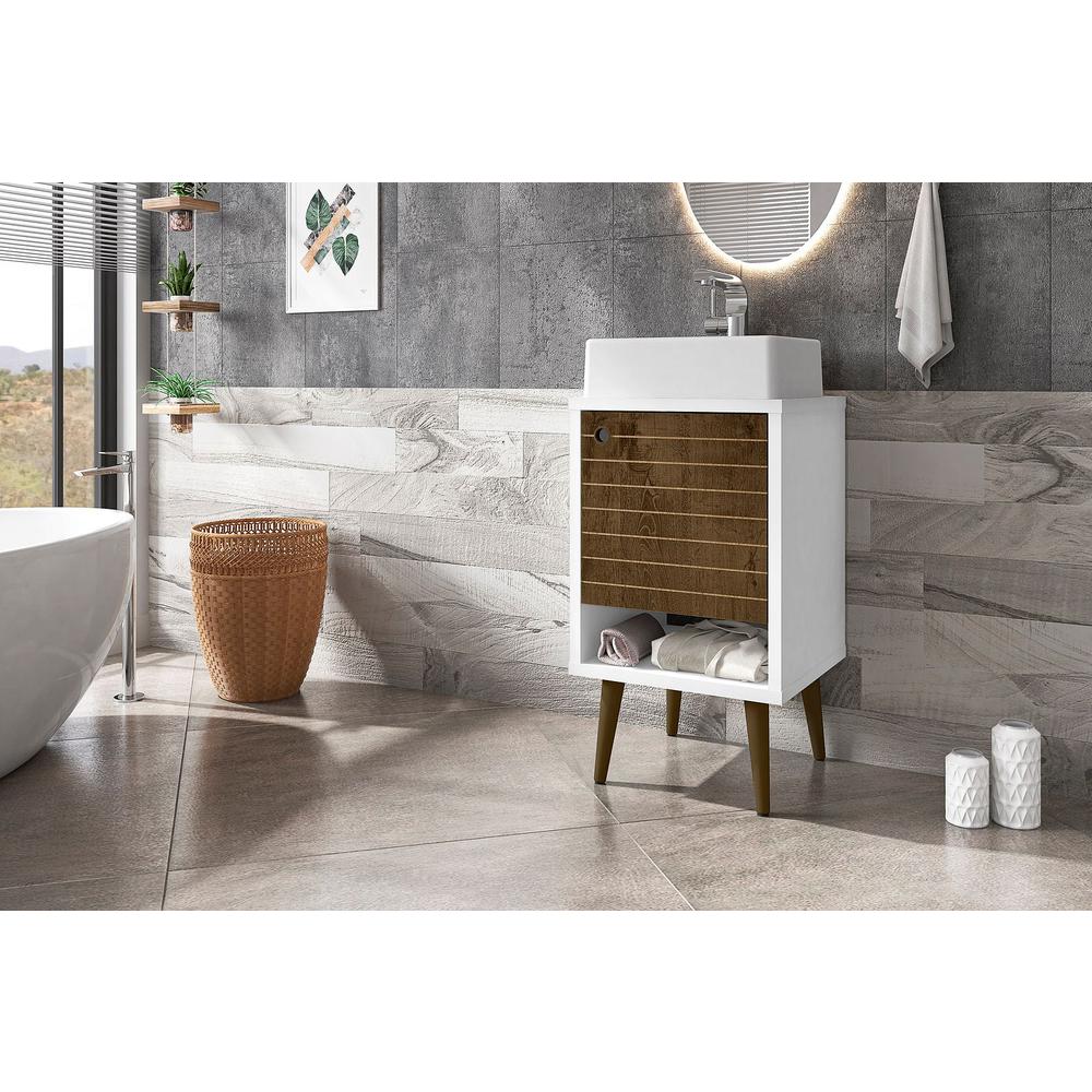Liberty 17.71" Bathroom Vanity Sink in White By Manhattan Comfort | Bathroom Accessories | Modishstore - 10