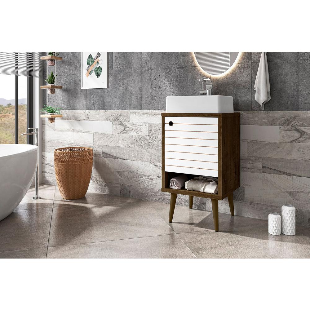 Liberty 17.71" Bathroom Vanity Sink in Rustic Brown By Manhattan Comfort | Bathroom Accessories | Modishstore - 9
