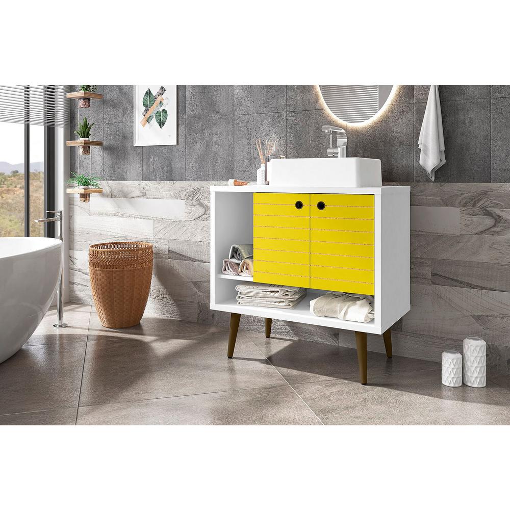 Liberty 31.49" Bathroom Vanity Sink in White By Manhattan Comfort | Bathroom Accessories | Modishstore - 15