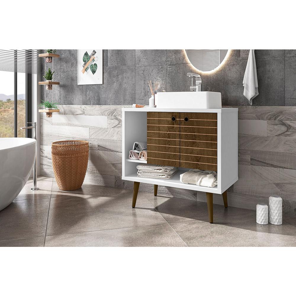 Liberty 31.49" Bathroom Vanity Sink in White By Manhattan Comfort | Bathroom Accessories | Modishstore - 7