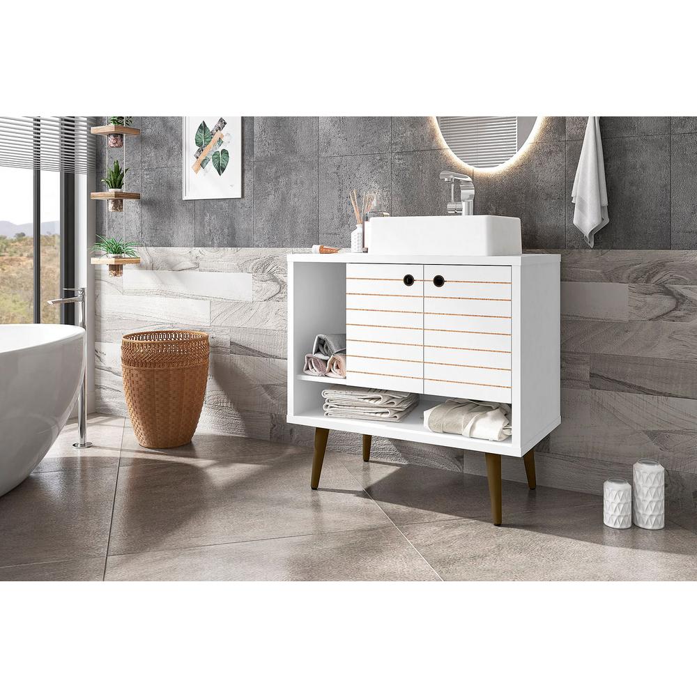 Liberty 31.49" Bathroom Vanity Sink in White By Manhattan Comfort | Bathroom Accessories | Modishstore - 5