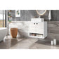 Liberty Floating 23.62" Bathroom Vanity Sink in White By Manhattan Comfort | Bathroom Accessories | Modishstore - 5