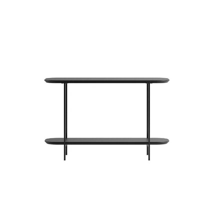 Celine 35.43 Sideboard with 2 Shelves in Black By Manhattan Comfort | Side Tables | Modishstore - 2