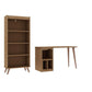 Hampton 2- Piece Home Extra Storage Office Set in White By Manhattan Comfort | Desks | Modishstore - 16