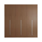 Eldridge 4-Drawer He/She Freestanding Armoire in Maple Cream Brown By Manhattan Comfort | Armoires & Wardrobes | Modishstore - 2