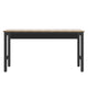 72.4" Garage Table in Natural Wood and Steel By Manhattan Comfort | Console Tables | Modishstore - 2